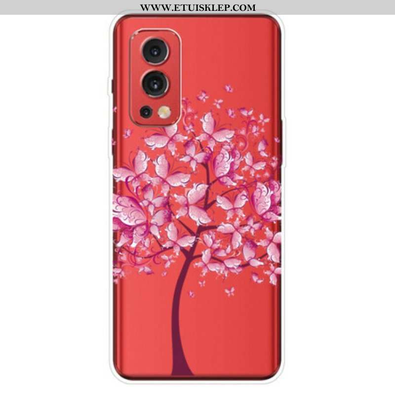 Etui do OnePlus Nord 2 5G Przezroczyste Drzewo Motyli